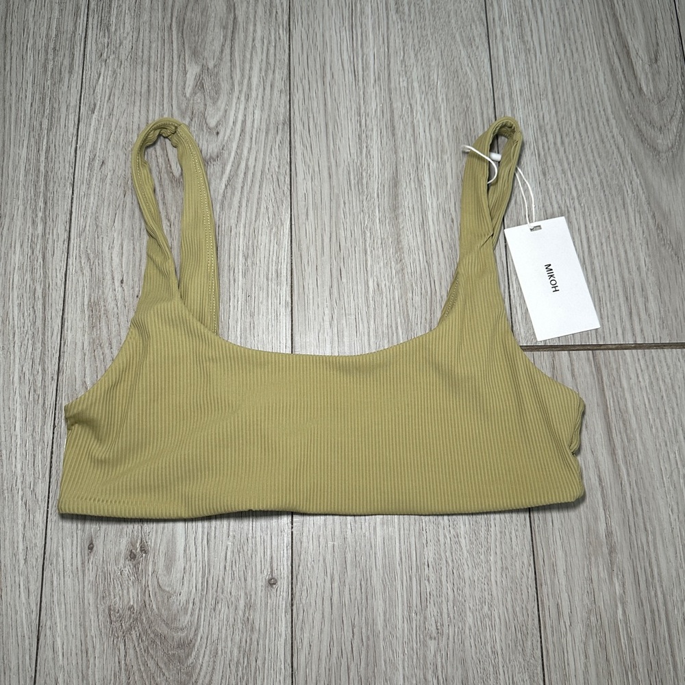 Mikoh Olive Bikini Top